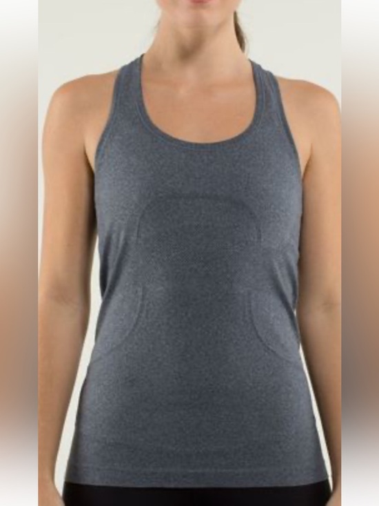 lululemon athletica Tops - lululemon athletica Heather Charcoal Racerback Tank